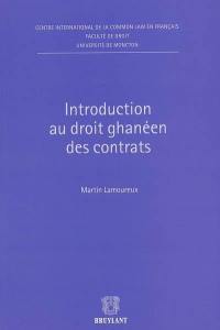 Introduction au droit ghanéen des contrats