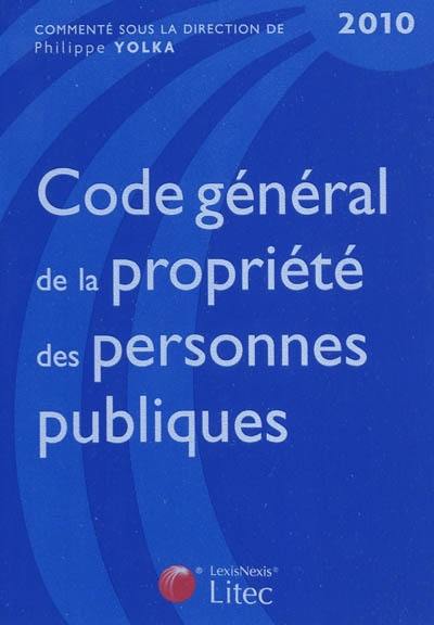 Code général de la propriété des personnes publiques 2010