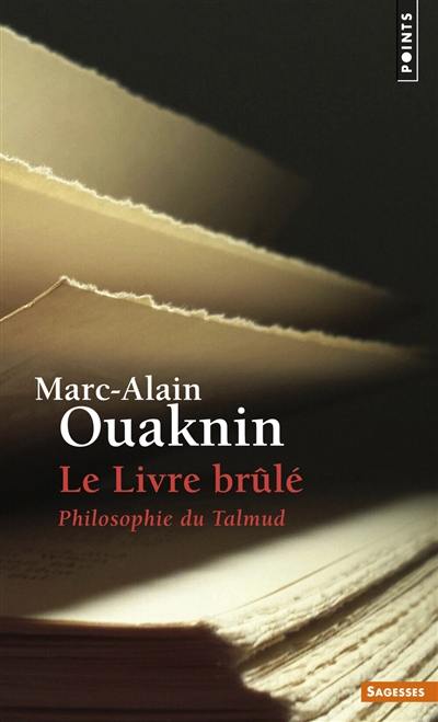 Le livre brûlé : philosophie du Talmud