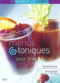 Menus toniques : pour être en forme