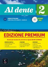 Al dente 2 : corso d'italiano A2 : libro dello studente + esercizi, CD audio, DVD