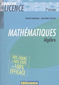 Mathématiques, algèbre : 1re année