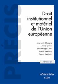 Droit institutionnel et matériel de l'Union européenne