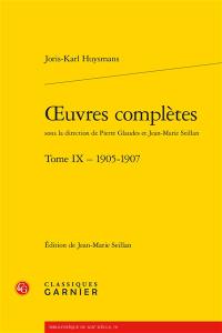 Oeuvres complètes. Vol. 9. 1905-1907