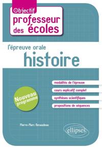 L'épreuve orale d'histoire : nouveau programme