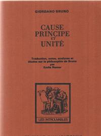 Cause, principe, unité