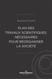 Plan des travaux scientifiques nécessaires pour réorganiser la société