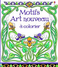 Motifs Art nouveau à colorier