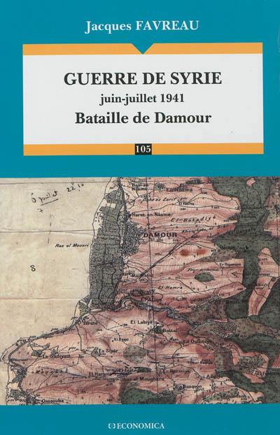 Guerre de Syrie, juin-juillet 1941 : bataille de Damour