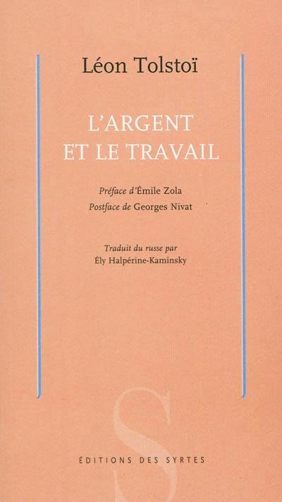 L'argent et le travail