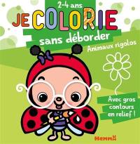 Animaux rigolos : je colorie sans déborder : 2-4 ans