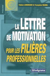 La lettre de motivation pour les filières professionnelles