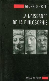 La naissance de la philosophie