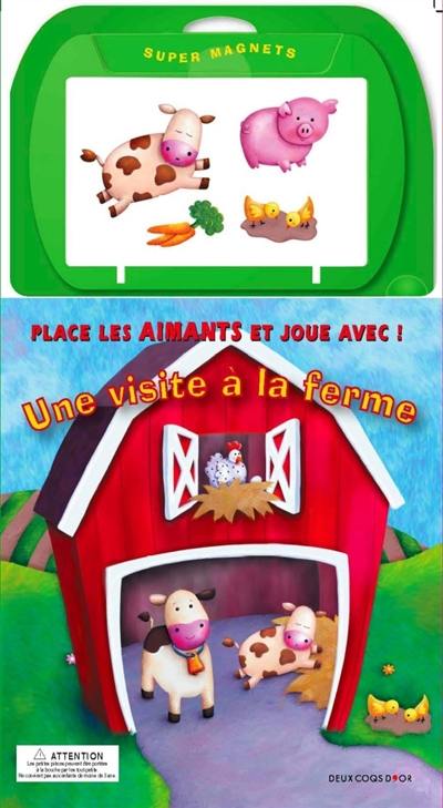 Une visite à la ferme : place les aimants et joue avec !