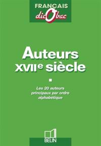 Auteurs XVIIe siècle