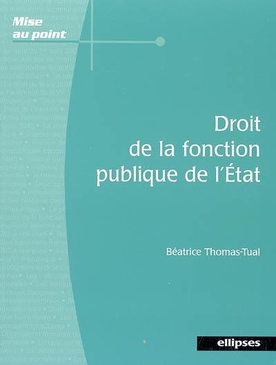 Droit de la fonction publique de l'Etat