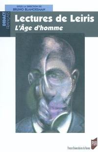 Lectures de Leiris : L'âge d'homme