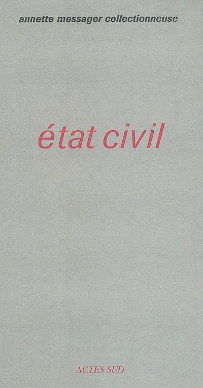 Etat civil