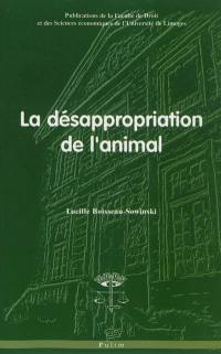 La désappropriation de l'animal