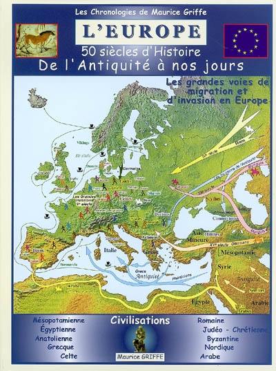 L'Europe : 50 siècles d'histoire de l'Antiquité à nos jours