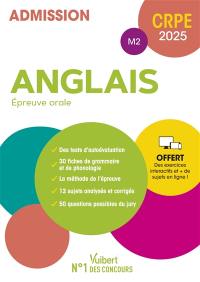 Anglais, épreuve orale : CRPE 2025 : admission M2