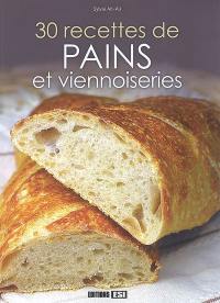 30 recettes de pains et viennoiseries