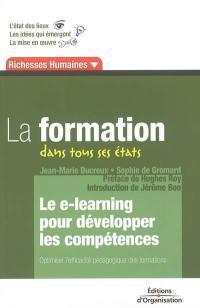 La formation dans tous ses états : le e-learning pour développer les compétences