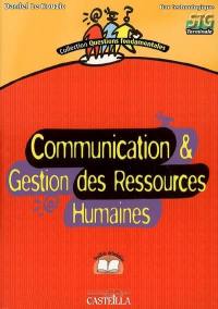 Communication & gestion des ressources humaines, bac technologique, STG terminale : feuillets détachables