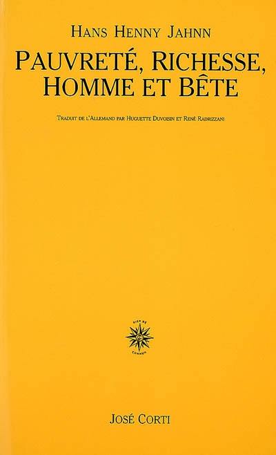 Pauvreté, richesse, homme et bête