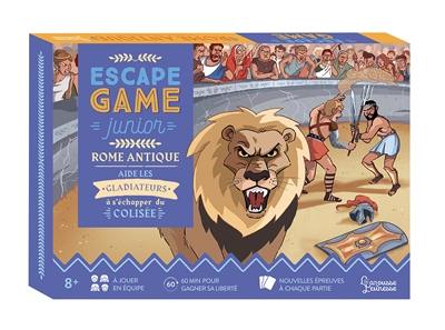 Rome antique : escape game junior : aide les gladiateurs à s'échapper du Colisée