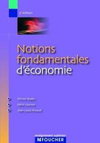 Notions fondamentales d'économie