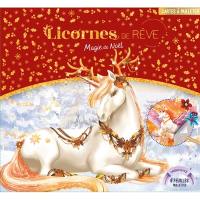 Licornes de rêve : Cartes à pailleter Magie de Noël