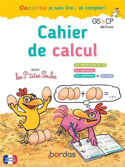 Cahier de calcul avec les p'tites poules