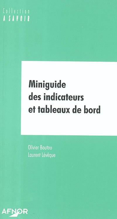 Miniguide des indicateurs et tableaux de bord