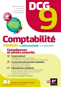 DCG 9 comptabilité : manuel et applications