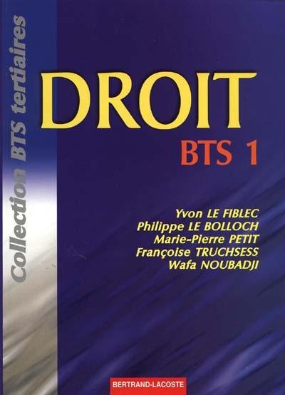 Droit, BTS 1re année