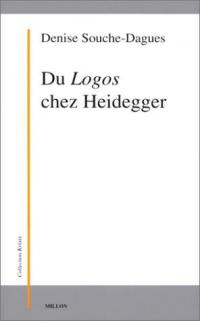 Du logos chez Heidegger