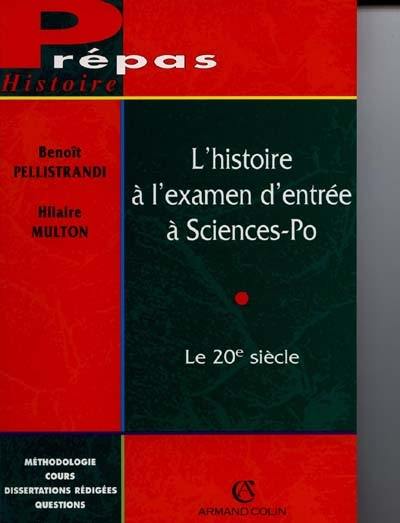 L'histoire à l'examen d'entrée à Sciences-Po : le 20e siècle