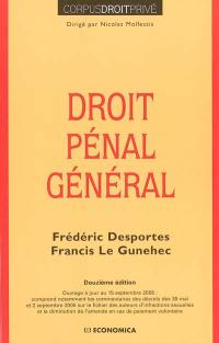 Droit pénal général