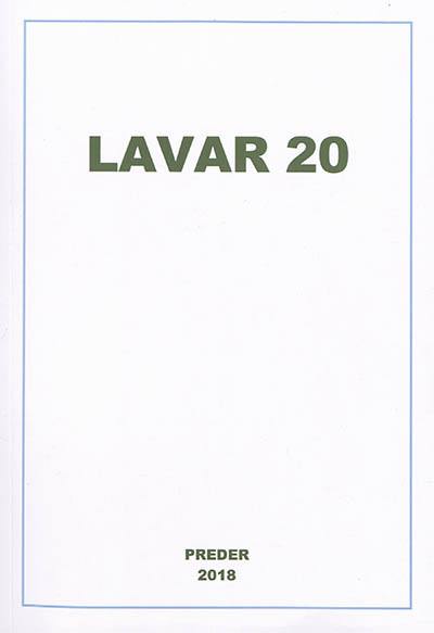 Lavar. Vol. 20