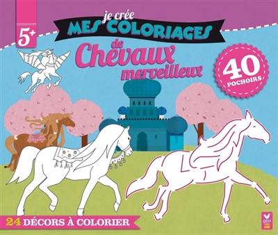 Je crée mes coloriages de chevaux merveilleux