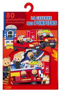 La caserne des pompiers : 80 gommettes autocollantes