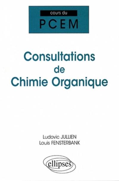 Consultations de chimie organique