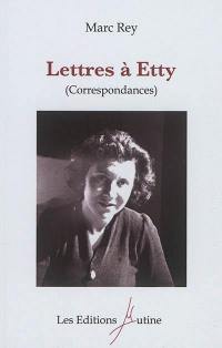 Lettres à Etty : correspondances