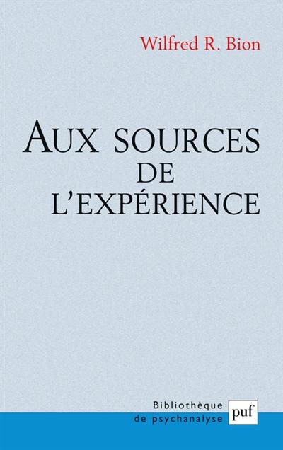 Aux sources de l'expérience