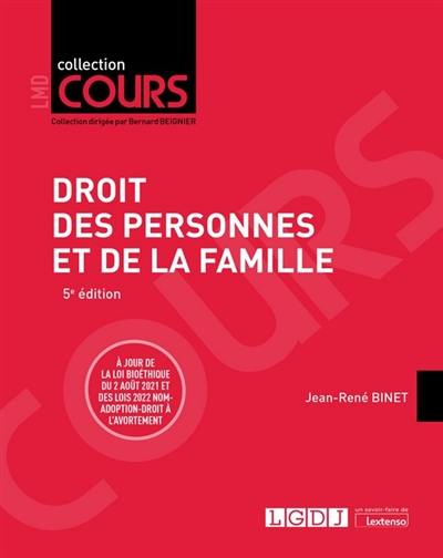 Droit des personnes et de la famille