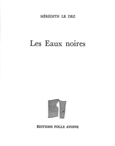 Les eaux noires