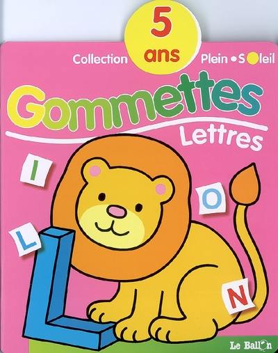 Gommettes lettres 5 ans : lion