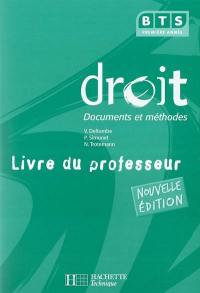 Droit BTS première année : livre du professeur