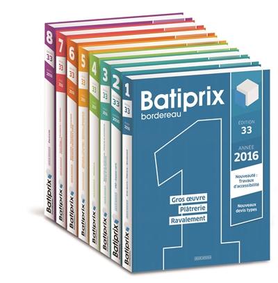 Batiprix 2016 : bordereau